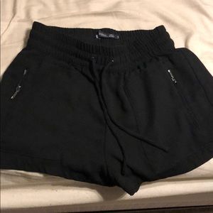 Black soft shorts